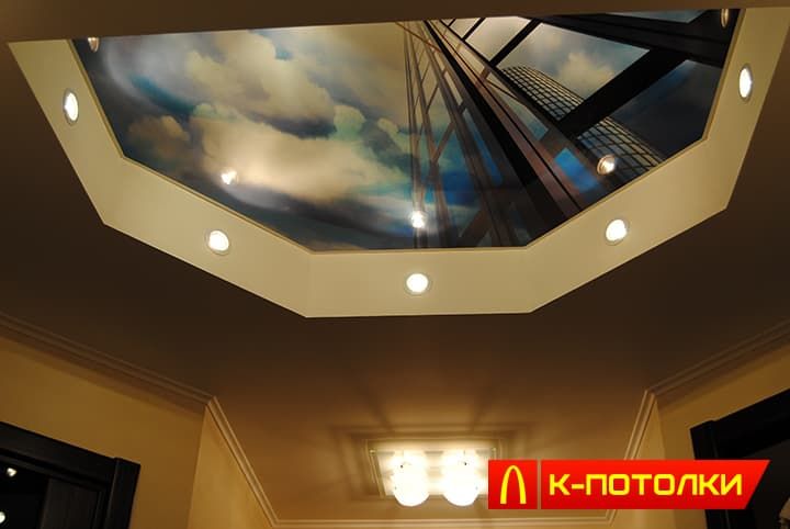 Натяжные потолки с фотопечатью