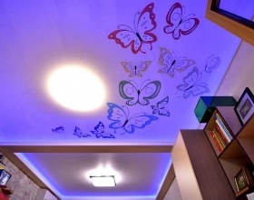 Виды натяжных потолков