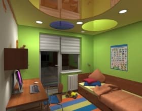 Какой натяжной потолок с фотопечатью выбрать в детскую?